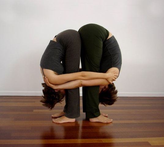 yoga poses for two people