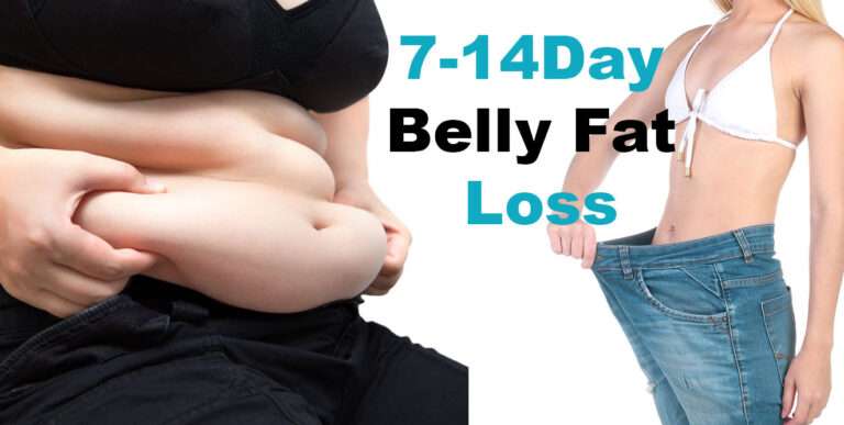 7 days: diet plan to lose belly fat in 2 weeks