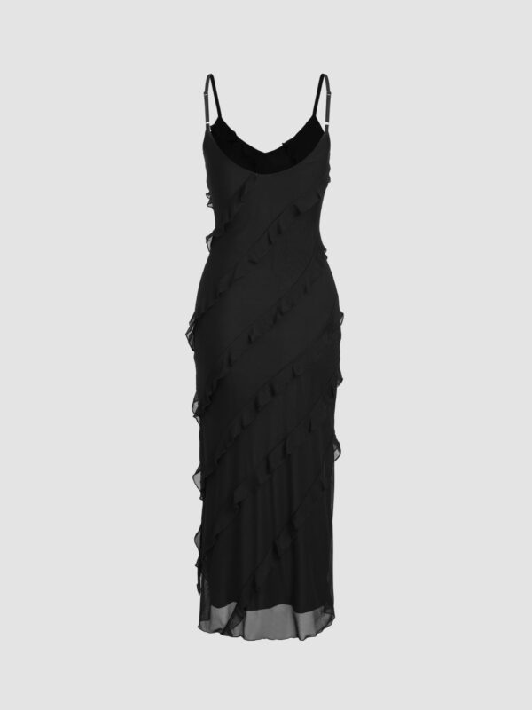 Diablo -Lorion Edge Sexy Split Little Black Skirt