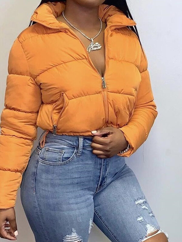 Adjustable Elastic Hem Short jacket