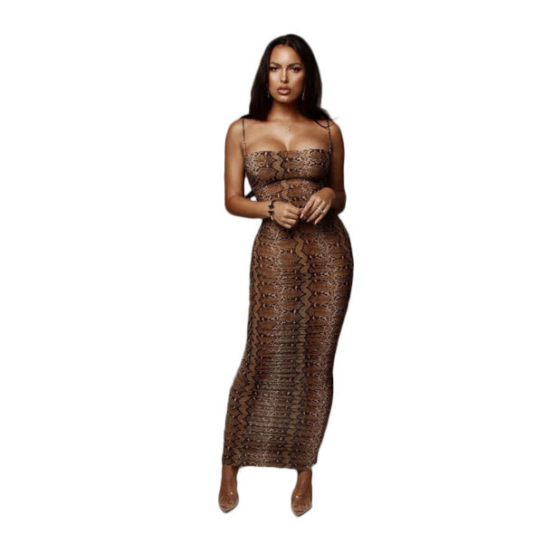 Box Neck Strings Slim Fit Dress