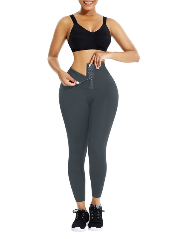 Hey Her! High Waist Tummy Control Corset Yoga Leggings.