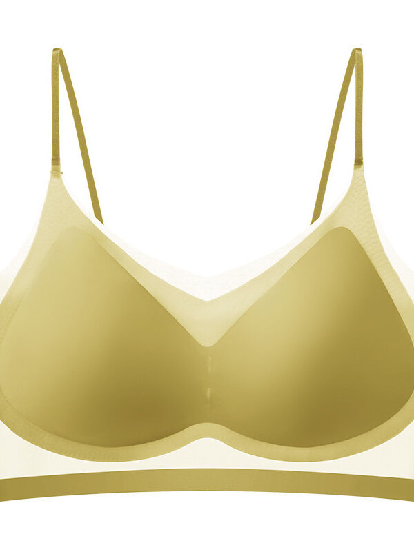 Ultra Thin Transpirant Ice Silk Seamless Underwear Bra
