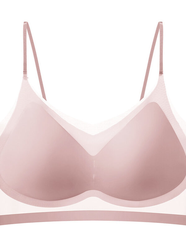 Ultra Thin Transpirant Ice Silk Seamless Underwear Bra