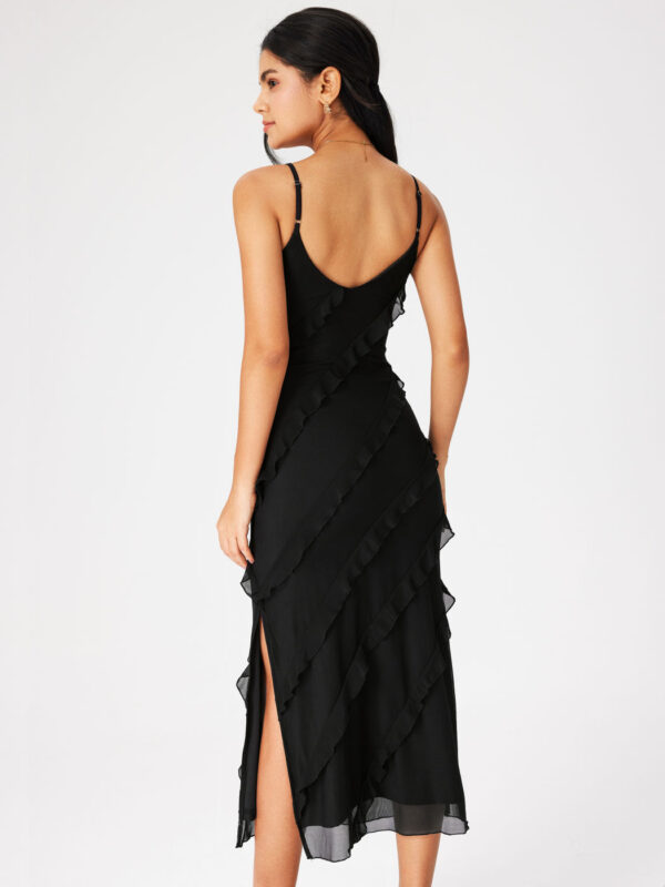 Diablo -Lorion Edge Sexy Split Little Black Skirt