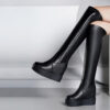 tube Knee Wedge Heel Stretch Boots 17 shapeminow 7e71b2d9 078c 4c02 b684 fdc263b01e0f | ShapeMiNow is your go-to store for all kinds of body shapers, dresses, and statement pieces.