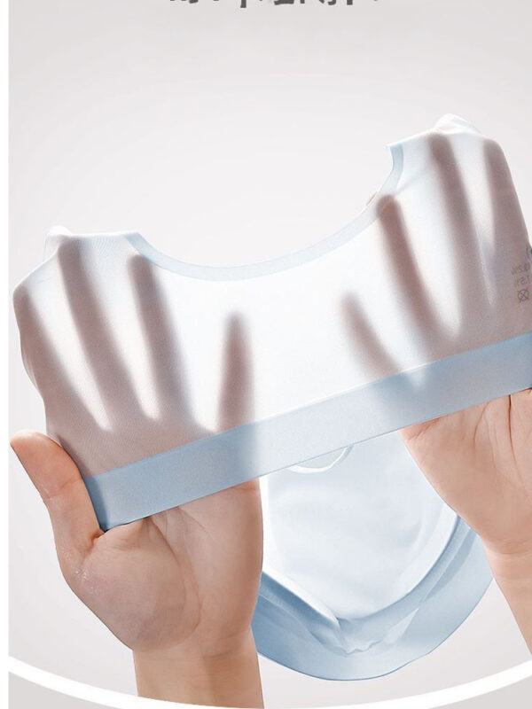 Ultra Thin Transpirant Ice Silk Seamless Underwear Bra