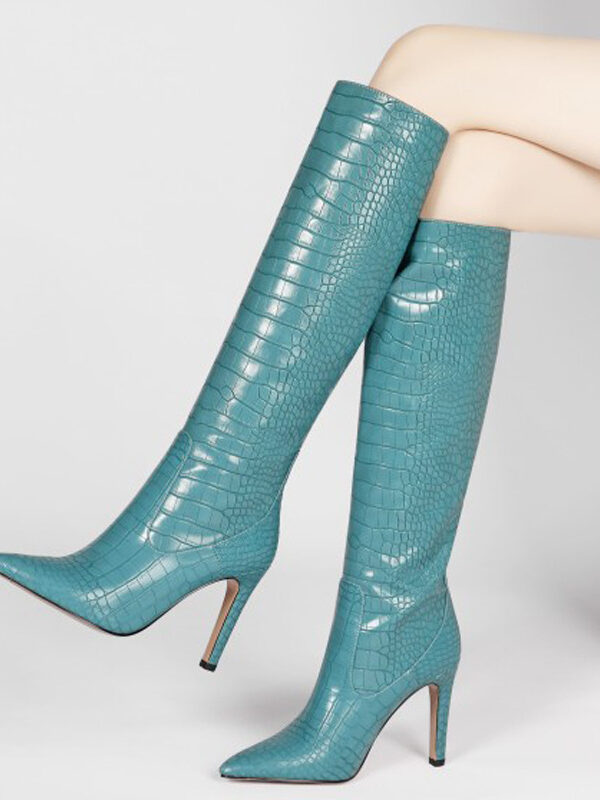 Statement Stiletto Knee Length Boots