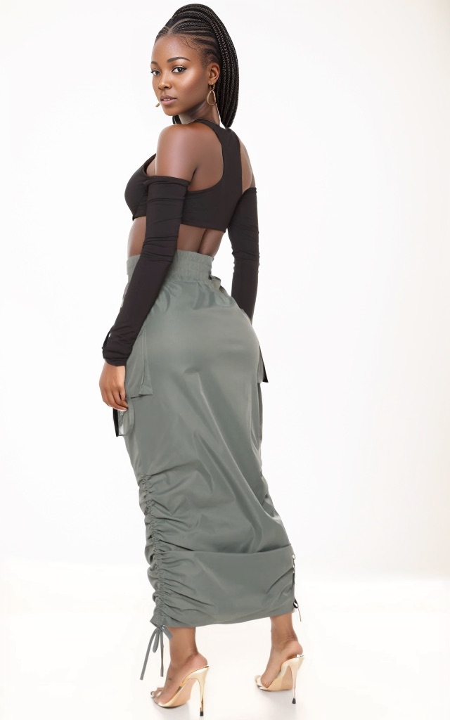 shapeminow Miss You Mixi Cargo Pockets Skirt | ShapeMiNow is your go-to store for all kinds of body shapers, dresses, and statement pieces.