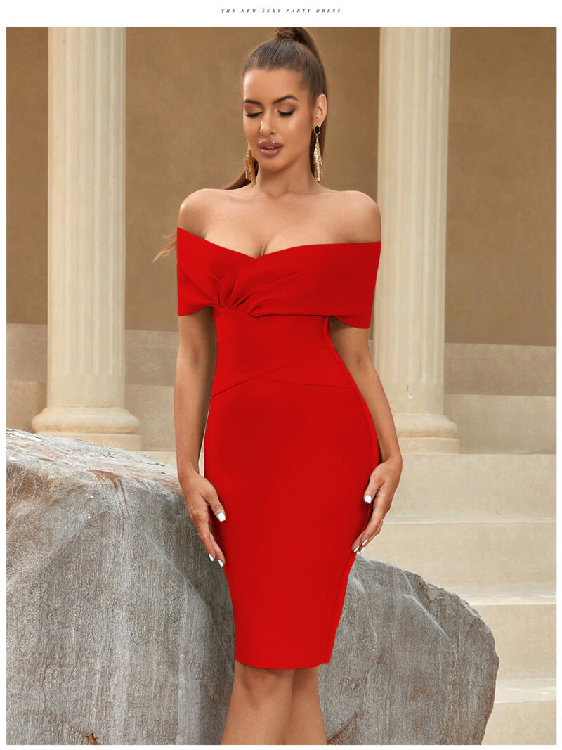 shapeminow Sweetheart Offer Bandage Bodycon Dress5 | ShapeMiNow is your go-to store for all kinds of body shapers, dresses, and statement pieces.