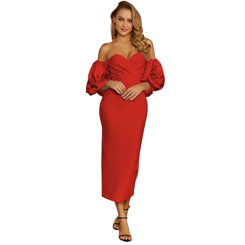 Top 10 Staple &ย Best Bandage Dress Styles for Your Closet 11 Balloon Removable Sleeves Midi Dress