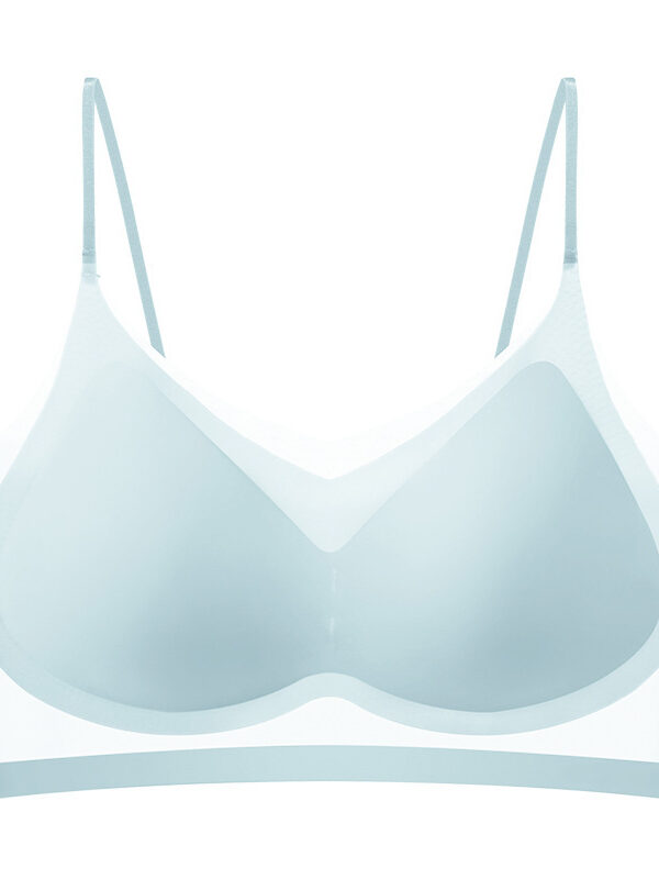 Ultra Thin Transpirant Ice Silk Seamless Underwear Bra