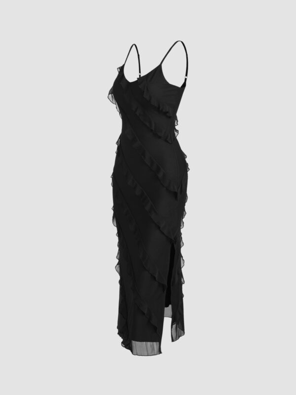 Diablo -Lorion Edge Sexy Split Little Black Skirt