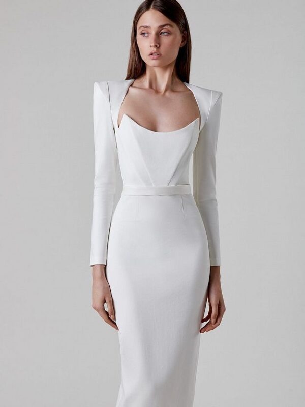 bandage dress long sleeve