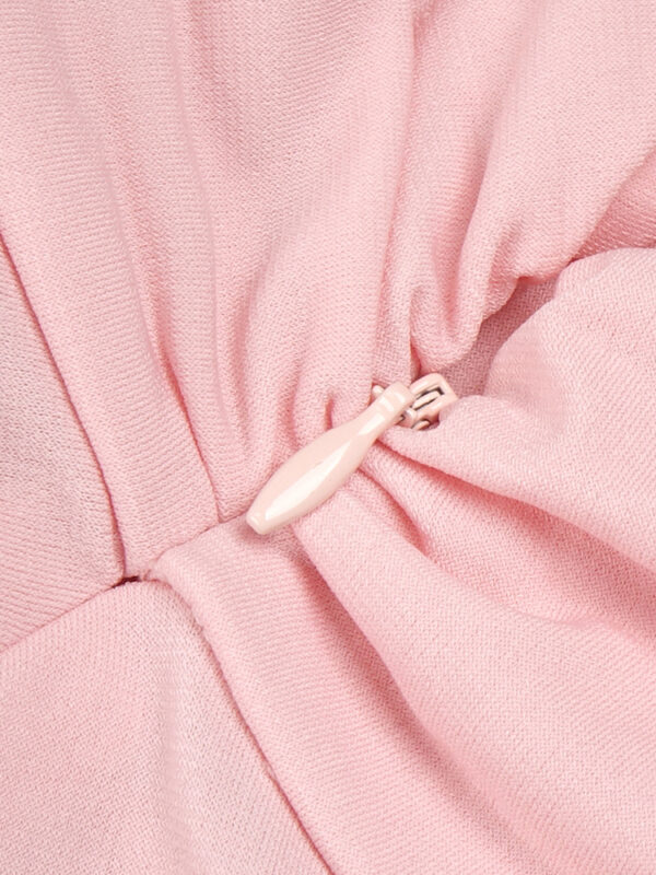 shapeminow 3D FlowerTurtleNeck Sleeveless Bodycon Dress