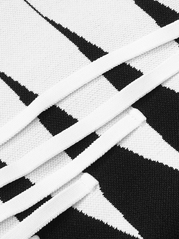 3Dimensional Knit Turtleneck Maxi Dress--1 shapeminow