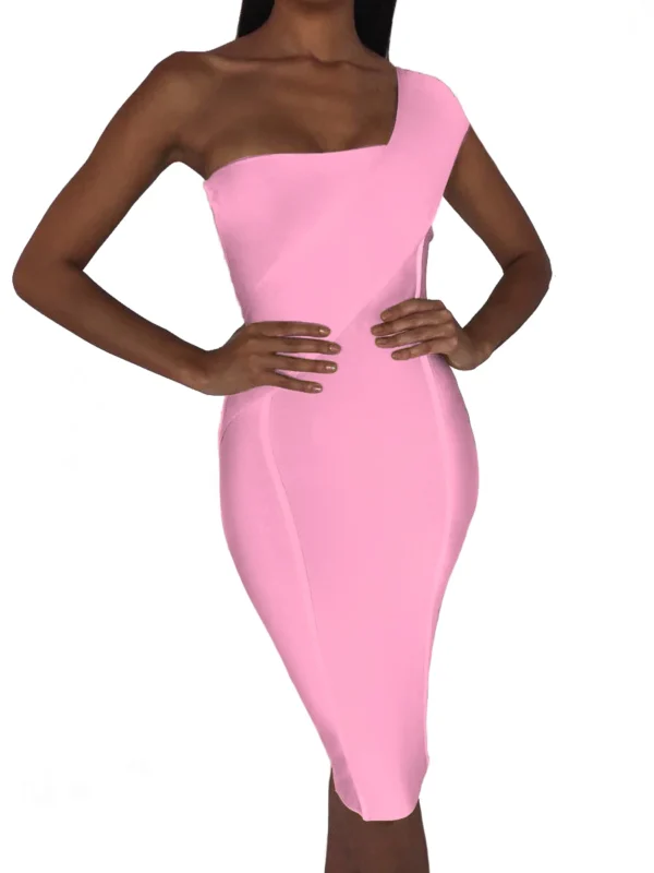 De Fiesta Largo Bodycon Bandage Dress- shapeminow