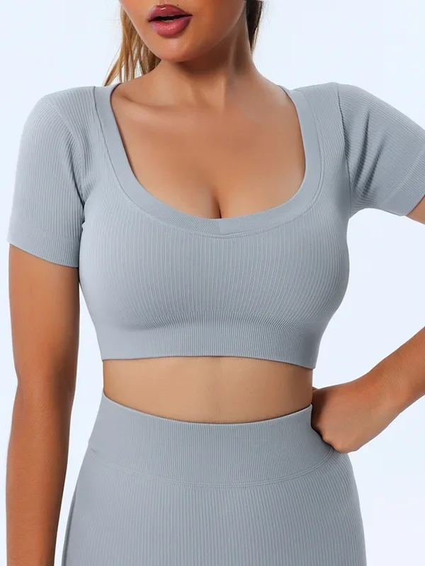 7 Style Seamless Yoga Leggings Pants and Tops