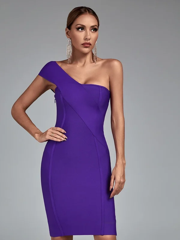 De Fiesta Largo Bodycon Bandage Dress- shapeminow