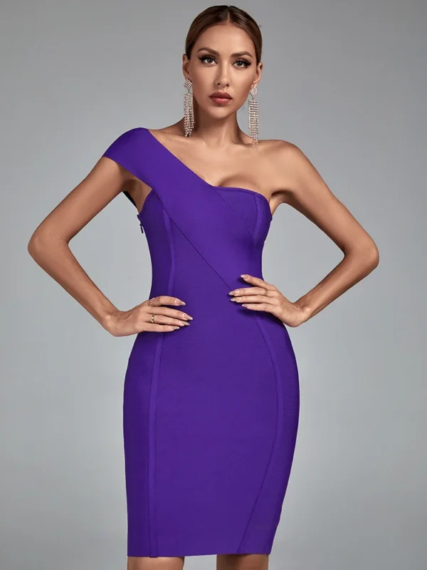 De Fiesta Largo Bodycon Bandage Dress- shapeminow