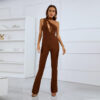 High Fashion Women Jumpsuit 8 High Fashion Women Brown Jumpsuit 3