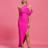 Beautiful One Shoulder Maxi Long Bandage Dress