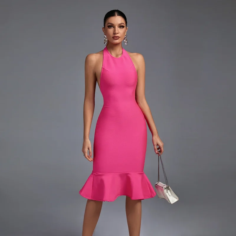 shapeminow Mermaid Turtle Neck Midi Dress | ShapeMiNow is your go-to store for all kinds of body shapers, dresses, and statement pieces.