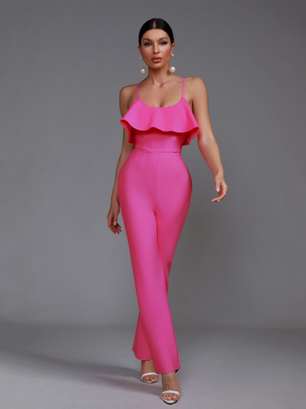 Prestige Spaghetti Strap Bodycon Jumpsuit 3