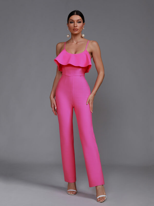 Prestige Spaghetti Strap Bodycon Jumpsuit 5
