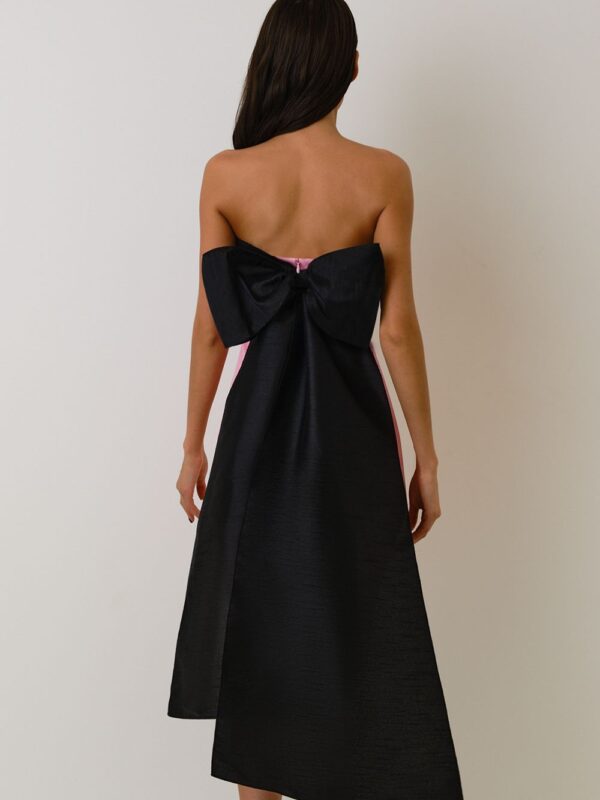 Puff Butterfly Bow Mini Dress