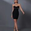 Sexy Black Cutout Midi Bodycon Dress 12 Sexy Black Cutout Midi Bodycon Dress 4
