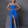 Wide Legย Women Strapless Jumpsuit 6 Wide Leg Women Strapless Jumpsuit Blue 1