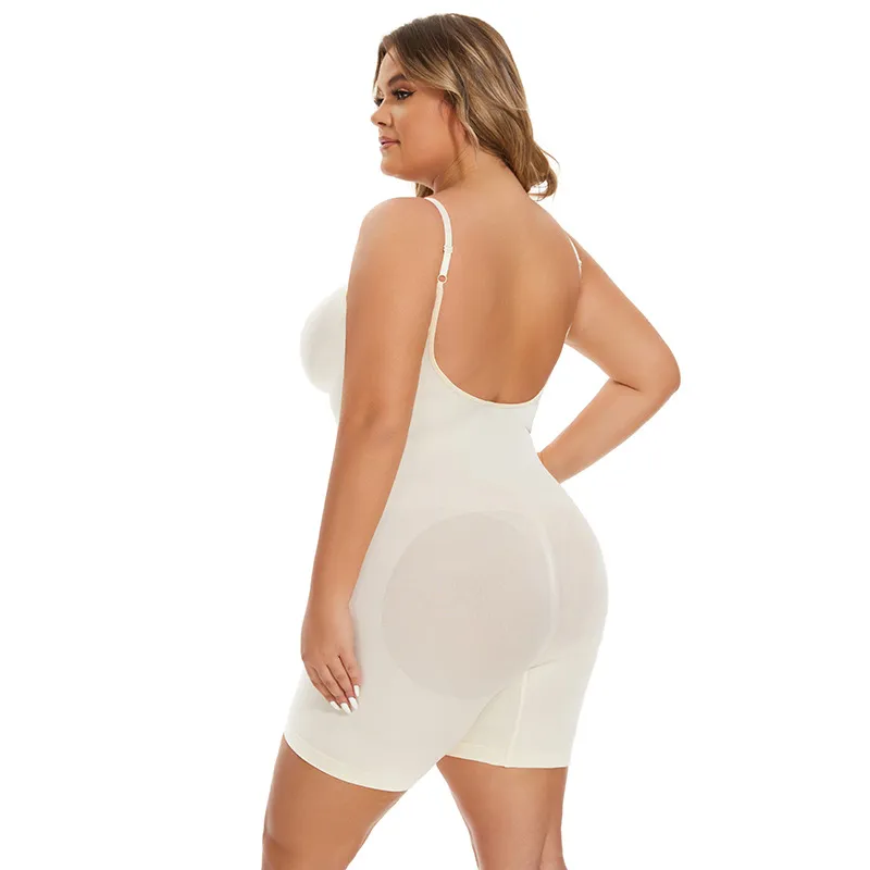 shapeminow shapeminow Open Back Seamless Waist Shaping Bodysuit Shapewear4 | ShapeMiNow is your go-to store for all kinds of body shapers, dresses, and statement pieces.