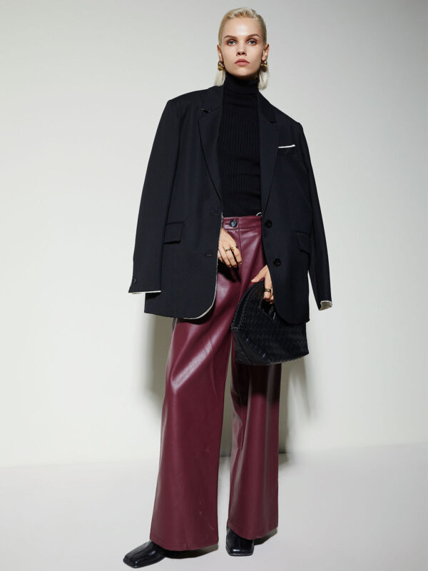 Twill Woolen High Style Coat Top