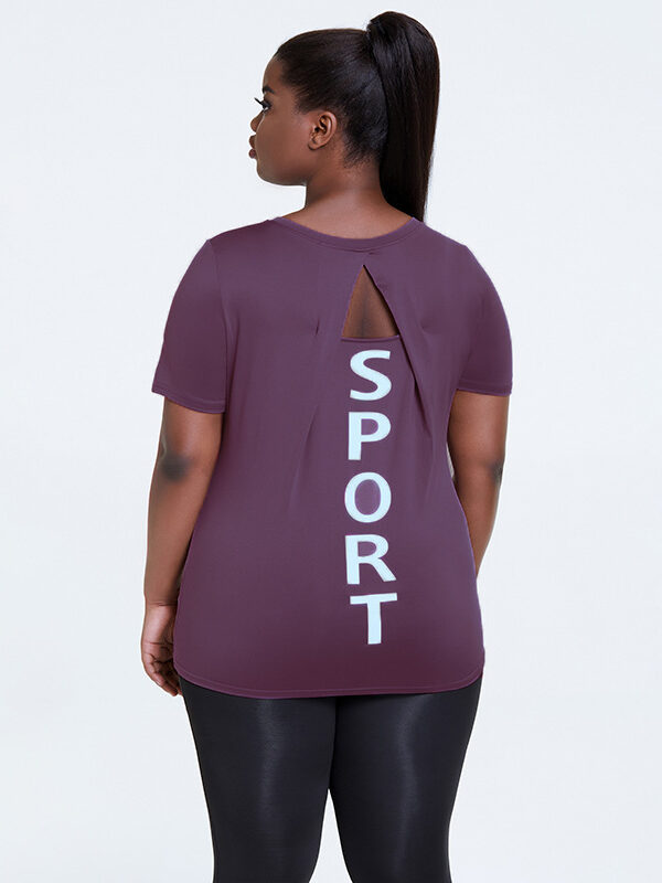 Sola Plus Size Gym Workout Top