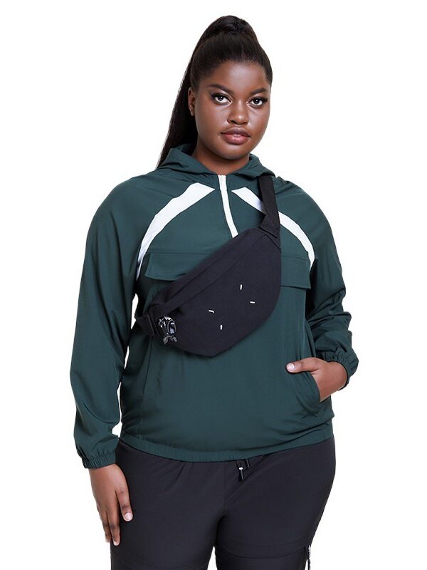 Plus Swanky  Hooded  Sweatshirt