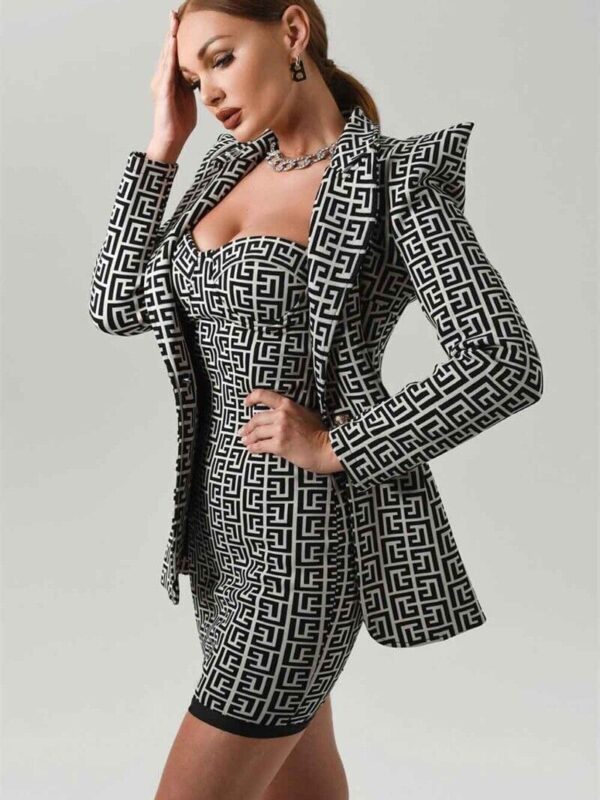 Baddy Girl Bandage dress Set