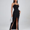 Black Sleeveless Maxi Bandage Dress 7 Black Sleeveless Maxi Bandage Dress 1