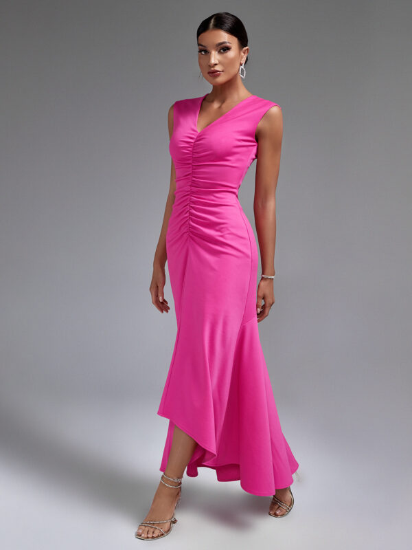 Celebrity Fishtail Maxi Dress 5