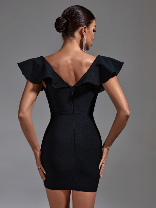 De Luxe Ruffled Mini Dress 5