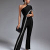 Fashion Queen One Shoulder Jumpsuit 9 Fashion Queen One Shoulder Jumpsuit 5
