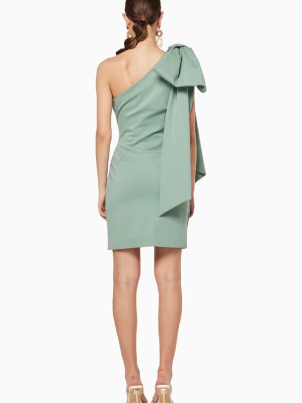 Light Blue Wrap Ruched Tie Mini Dress 4