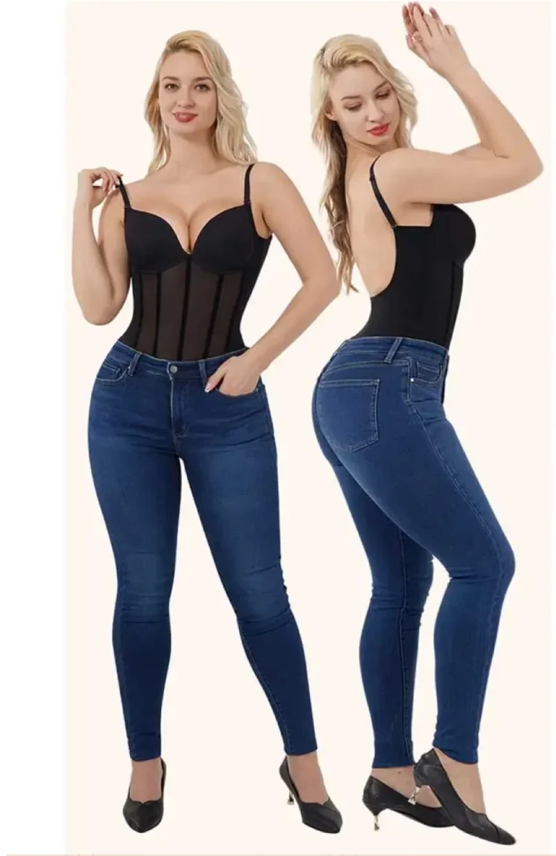 shapeminow LoLo Lace Tussle Bodysuit Shaper2 e1702547547573 | ShapeMiNow is your go-to store for all kinds of body shapers, dresses, and statement pieces.
