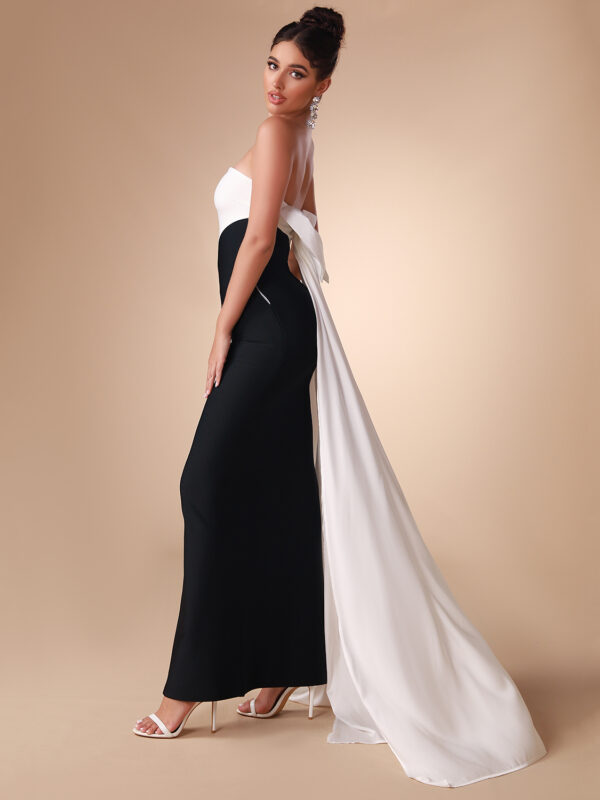 Long Strapless Prom Evening Dress 2