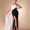 Long Strapless Prom Evening Dress 12 Long Strapless Prom Evening Dress 3