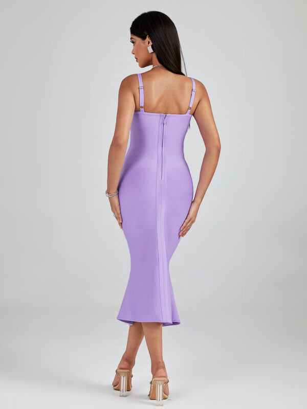 Mermaid Strappy Corset Midi Dress 2