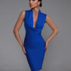 Show Stopper Sleeveless Bandage Dress 29 Show Stopper Sleeveless Bandage Dress Royal Blue 4