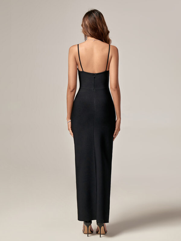 Sleek Open Leg Maxi Dress 6