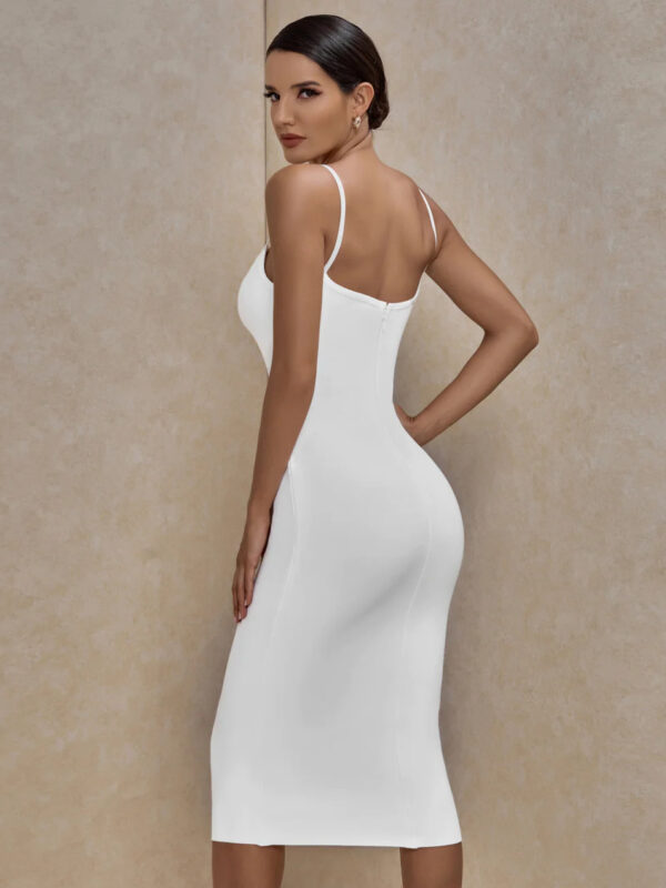 Strappy Body Sculpting Midi Dress 2