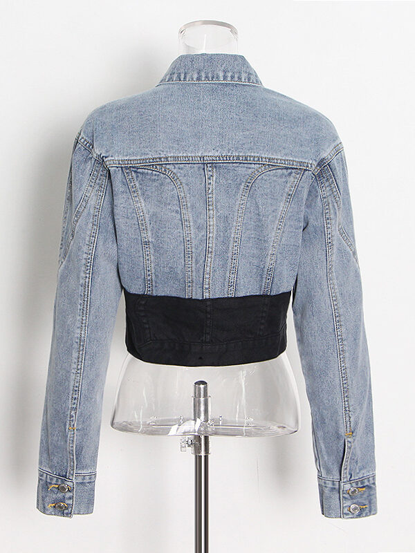 Copoa Multi Print Two Piece Denim Suit